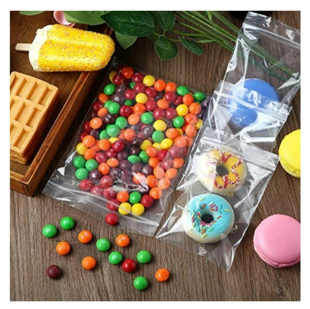 Zip-top Seal Resealable 8x10 bags